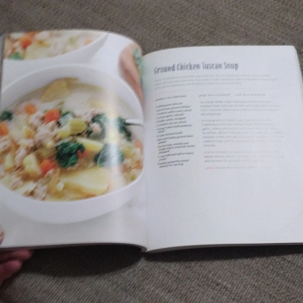 Just Feed Me by - White/Pink Cookbook